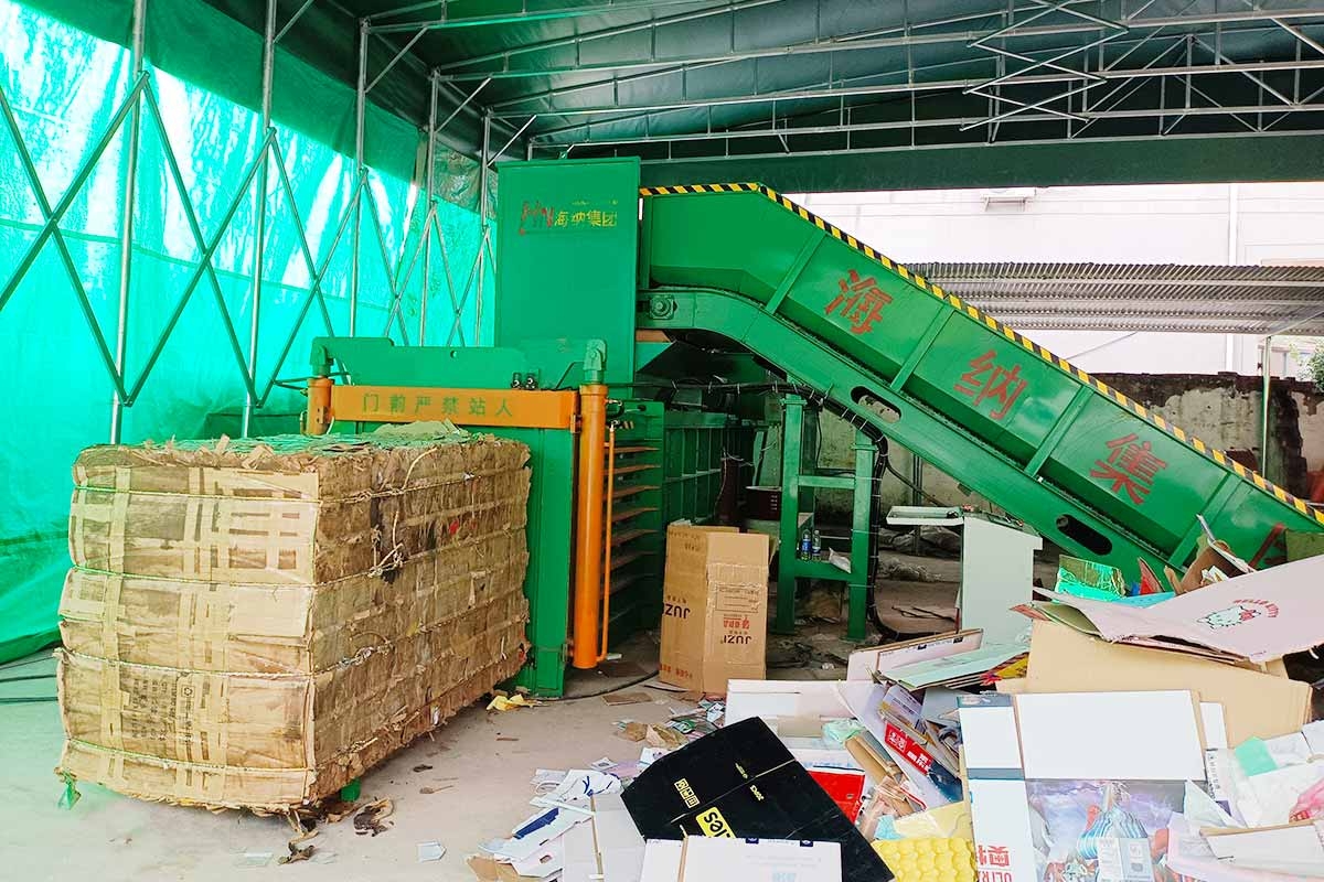 廢紙打包機選用液壓缸著重注意點